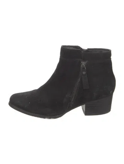 Pre-owned Blondo Suede Boots In Black