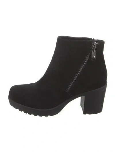 Pre-owned Blondo Suede Boots In Black
