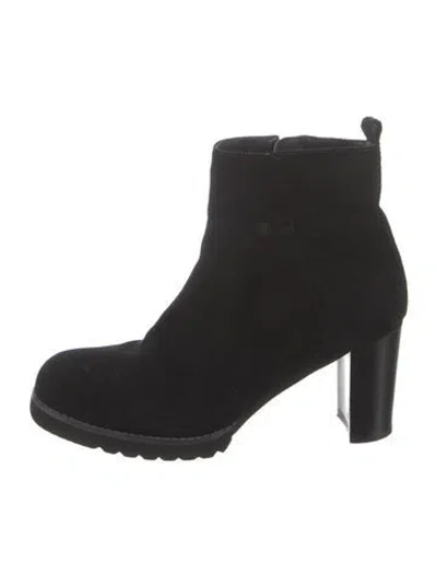 Pre-owned Blondo Suede Boots In Black