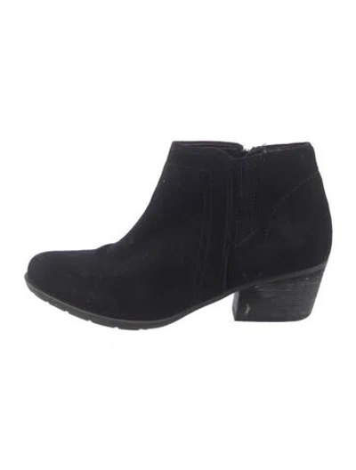 Pre-owned Blondo Suede Boots In Black