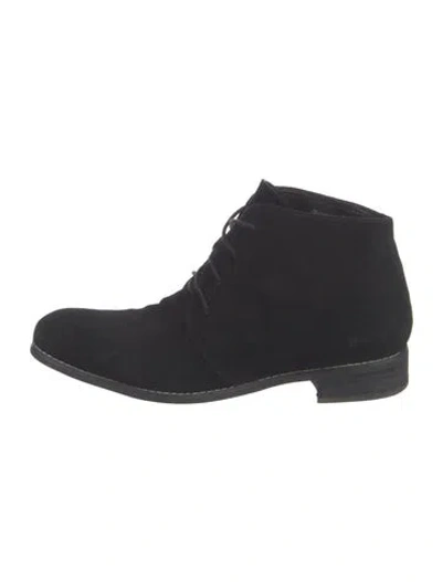 Pre-owned Blondo Suede Boots In Black