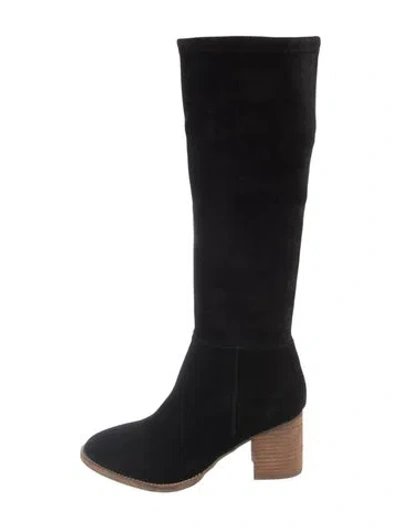 Pre-owned Blondo Suede Boots In Black