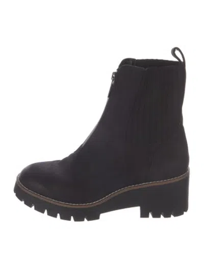 Pre-owned Blondo Suede Boots In Blue