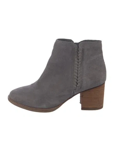 Pre-owned Blondo Suede Boots In Grey