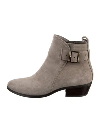 Pre-owned Blondo Suede Boots In Grey