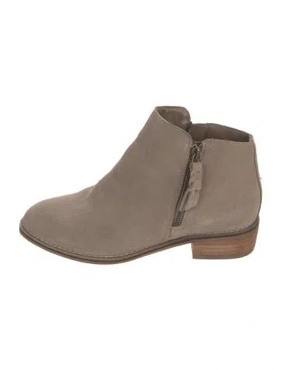 Pre-owned Blondo Suede Boots In Neutral