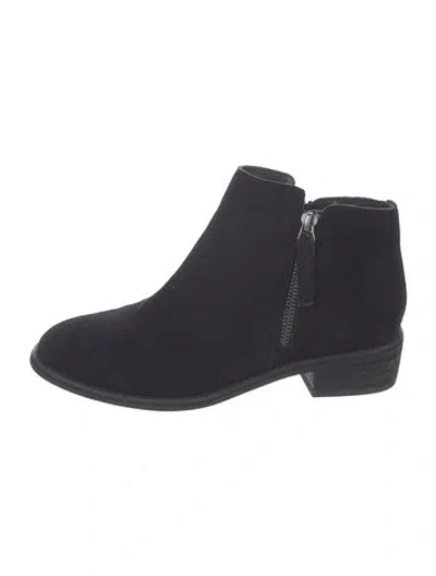 Pre-owned Blondo Suede Chelsea Boots In Black