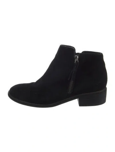 Pre-owned Blondo Suede Chelsea Boots In Black