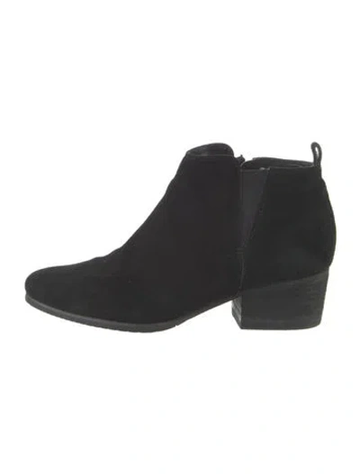 Pre-owned Blondo Suede Chelsea Boots In Black