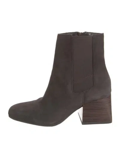 Pre-owned Blondo Suede Chelsea Boots In Brown