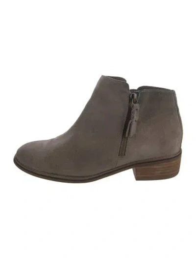 Pre-owned Blondo Suede Chelsea Boots In Brown/grey