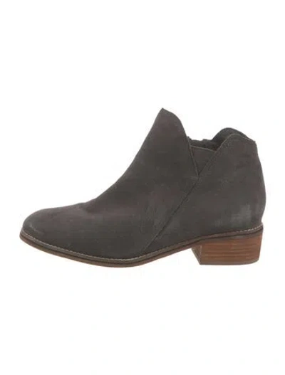 Pre-owned Blondo Suede Chelsea Boots In Grey