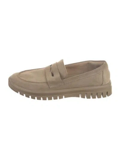 Pre-owned Blondo Suede Sneakers In Neutral