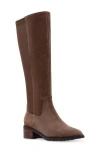 Blondo Symone Waterproof Knee High Boot In Taupe Suede