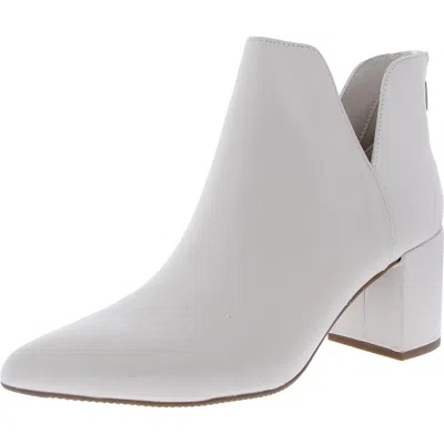 Blondo Tanner Womens Block Heel Leather Ankle Boots In Multi