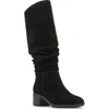 Blondo Tatiana Waterproof Knee High Boot In Black Suede