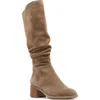 Blondo Tatiana Waterproof Knee High Boot In Taupe Suede
