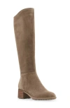 Blondo Tatiana Waterproof Knee High Boot In Taupe Suede