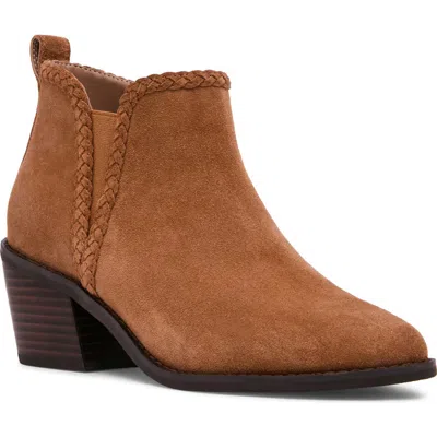 Blondo Temple Waterproof Ankle Bootie In Brown