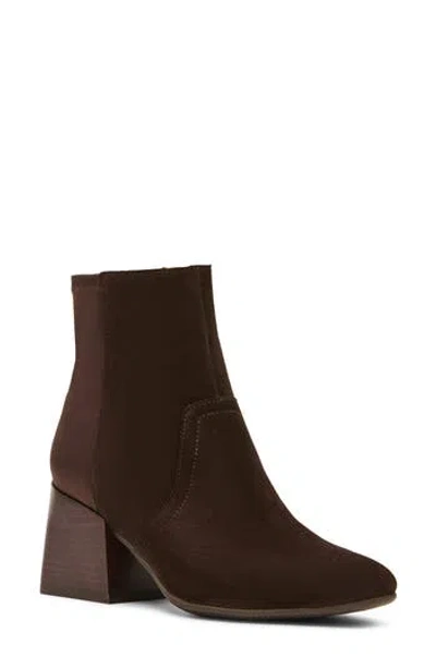 Blondo Trounce Waterproof Leather Bootie In Java Suede