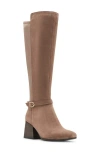 Blondo Twyla Waterproof Knee High Suede Boot In Taupe Suede