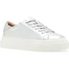 Blondo Venna Waterproof Sneaker In Silver Leather