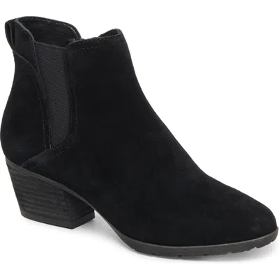 Blondo Victory Waterproof Bootie In Black Suede