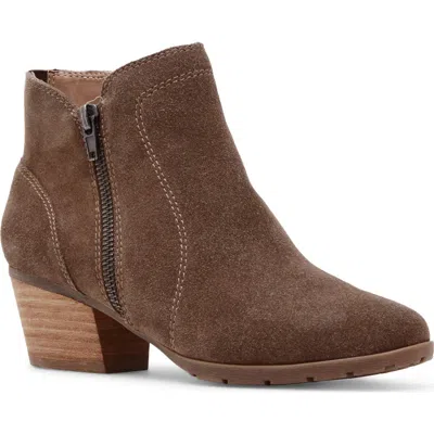 Blondo Vivian Waterproof Bootie In Taupe Suede