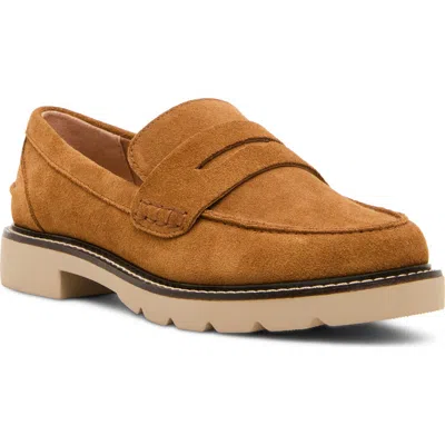 Blondo Waterproof Penny Loafer In Brown