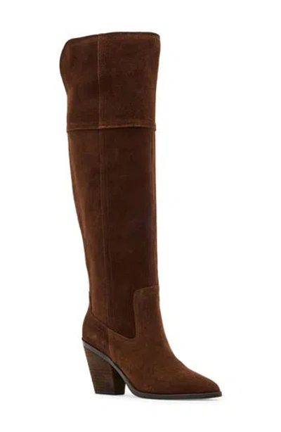 Blondo Windie Waterproof Over The Knee Boot In Brown