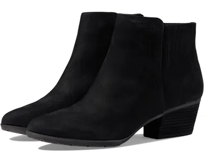 Blondo Women's  Valli Boots Black Leather Waterproof Ankle Bootie Hawk2471