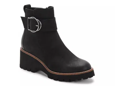 Blondo Women's Dagger Waterproof Boot In Black Nubuck