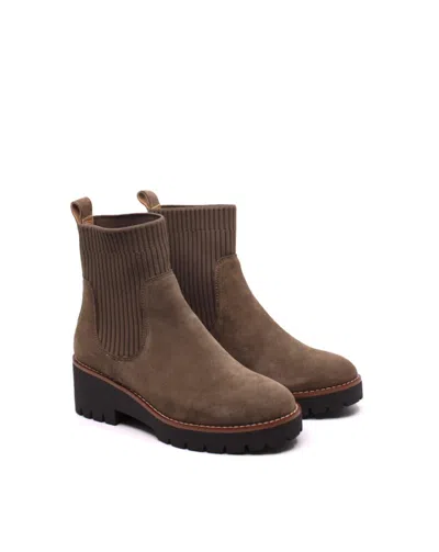 Blondo Women's Darren Booties In Dark Taupe In Brown