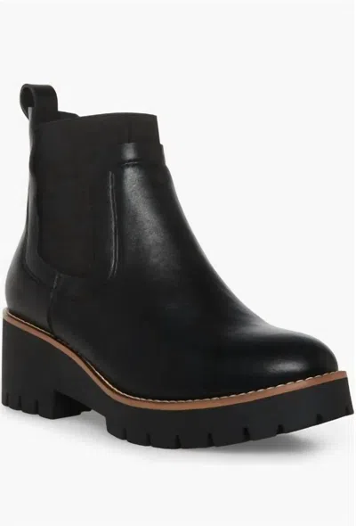 BLONDO WOMEN'S DYME WATERPROOF BOOTS IN BLACK LEATHER
