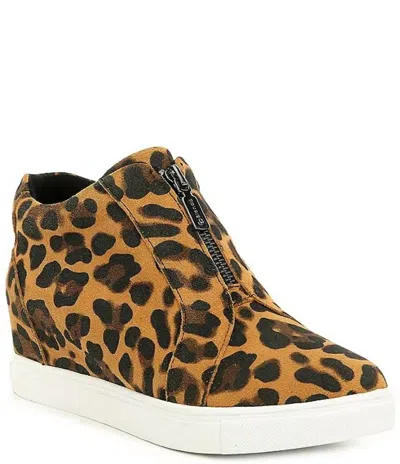 Blondo Women's Glenda Wedge Sneaker In Leopard In Brown