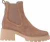 Blondo Women's Hawk H20 Ankle Boot In Mushroom Suede H20 In Multi
