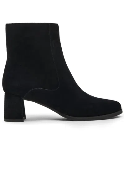 Blondo Women's Hylia Suede Bootie In Black Suede