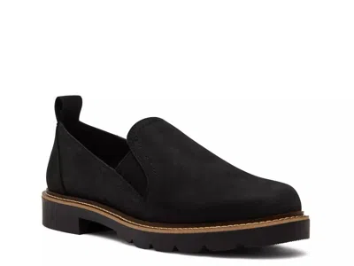 Blondo Women's Phoebe Waterproof Slip On Shoes In Black Nubuck