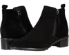 Blondo Women's Samara Waterproof Bootie In Black Suede In Black
