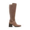 Blondo Twyla Waterproof Knee High Suede Boot In Brown
