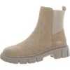 Blondo Womens Zipper Leather Chelsea Boots In Multi