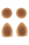 Bloo Perfect Pair Assorted 2-pack Round & Triangle Nipple Covers In Neutral