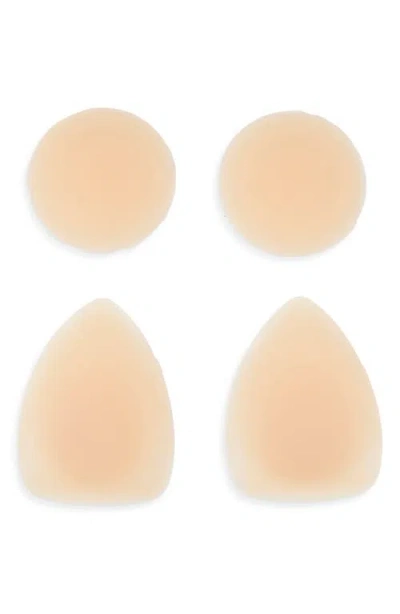 Bloo Perfect Pair Assorted 2-pack Round & Triangle Nipple Covers In Neutral