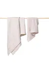 Bloom & Give Cabo Organic Cotton Hand Towel In Oat