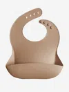 Bloom Bambini Baby Everyday Silicone Bib In Brown