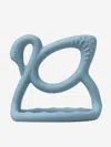 Bloom Bambini Baby Swan Teether In Blue