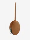 Bloom Bambini Silicone Pacifier Round Case In Brown