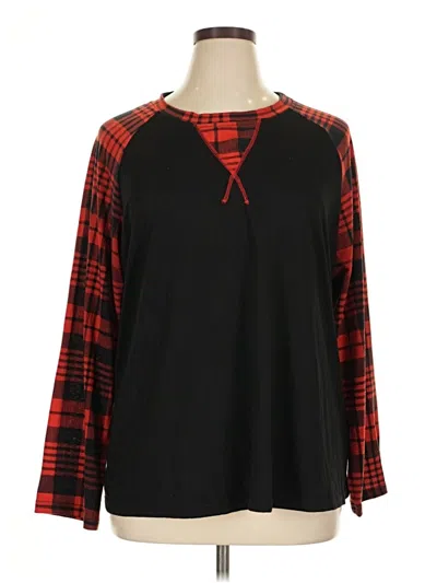 Pre-owned Bloomchic 3/4 Sleeve T-shirt In Black