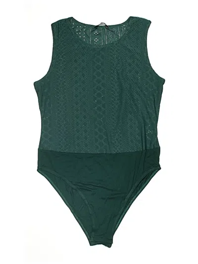 Pre-owned Bloomchic Bodysuit In Green