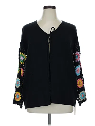 Bloomchic Cardigan Sweater In Black